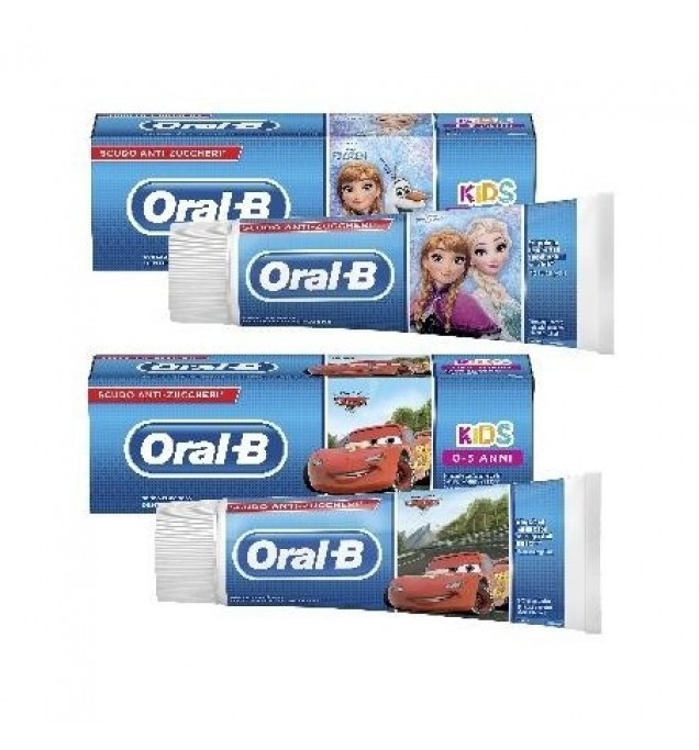 Oralb Dentifricio Kids Frozen & Cars 0-5 anni 75