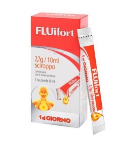 Fluifort sciroppo 6buste 2,7g/10ml