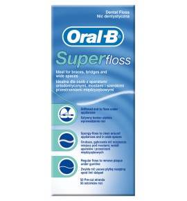 Oralb Superfloss 50fili