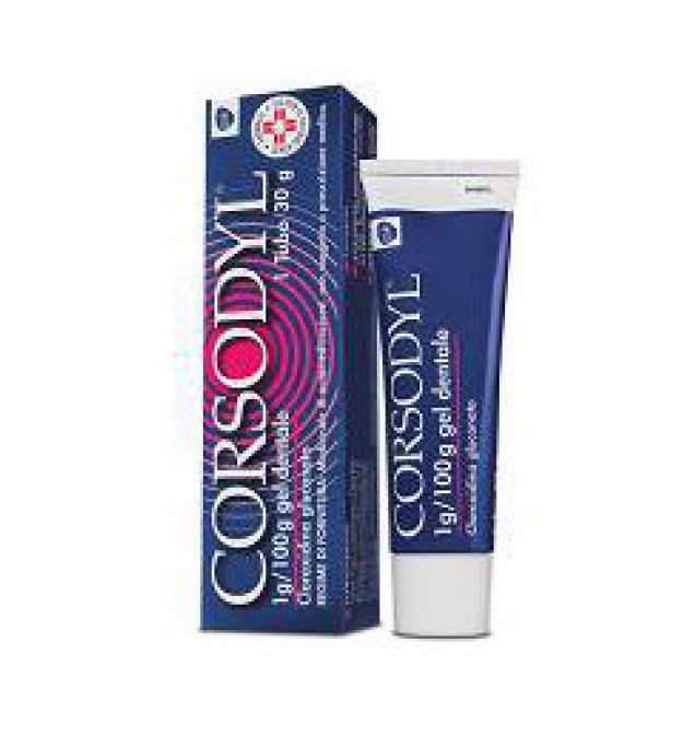 Corsodyl*gel Dent 30g 1g/100g