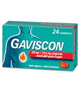 Gaviscon*24cpr Frag250+133,5mg