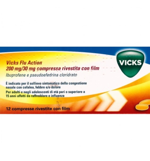 Vicks Flu Action 12 compresse